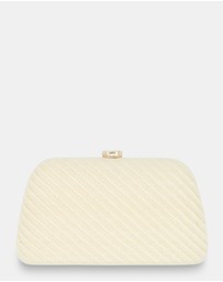 Morgan & Taylor - Brooke Clutch in Cream