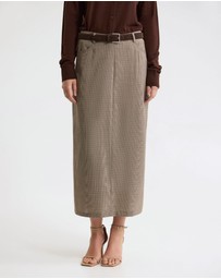 Oxford - Harper Pure Wool Column Skirt