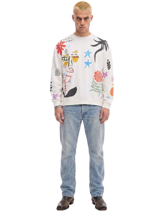 THE TALES - Illustrated Postcards Sweater