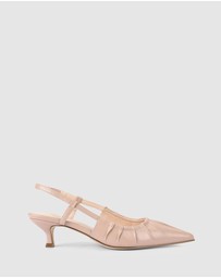 Verali - Lucius Slingback Kitten Heels