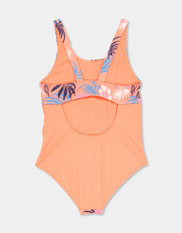 Roxy - Girls 8 to 16 Active Floral One Piece Swimsuit