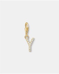 THOMAS SABO - Charm Pendant Letter Y Gold Plated