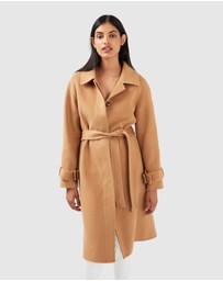 Belle & Bloom - Shore To Shore Belted Wool Coat