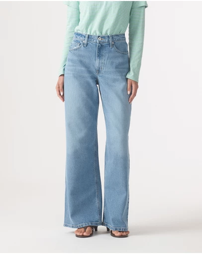 Outland Denim - Ellie High Wide Jeans