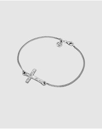 Haze & Glory - ICONIC EXCLUSIVE - Bracelet Men Cross 925 Sterling Silver