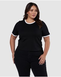 Sunday In The City - Luxe Contrast Tee