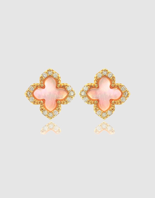 Georgini - Sydney Soirée Fairwater Mother of Pearl Stud Earrings Gold