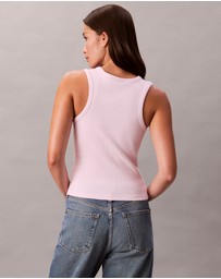 Calvin Klein Jeans - Cotton Stretch Ribbed Tank Top