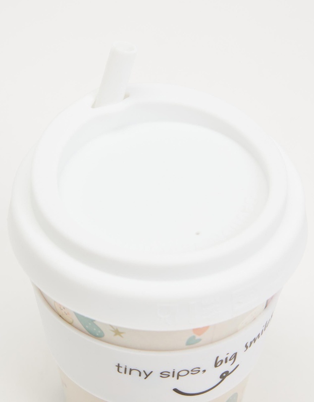 itti bitti - 240ml Reusable Baby Cino Cup With 1 Straw - Fairy Magic