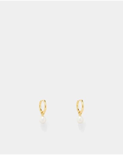MIMCO - Purete Charm Hoop Earrings
