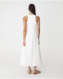 Forcast - Tory Linen Blend Panel Dress
