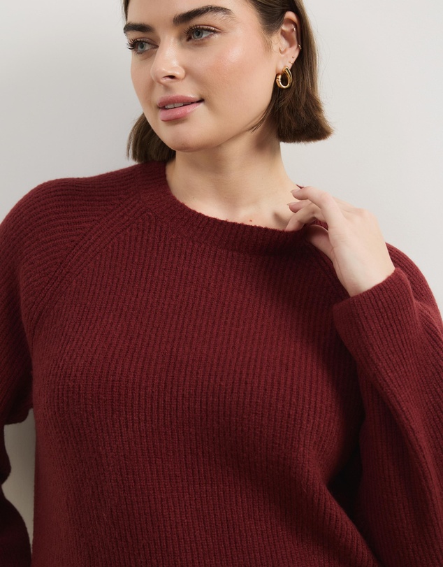 Atmos&Here Curvy - Saylor Long Sleeve Knit Jumper