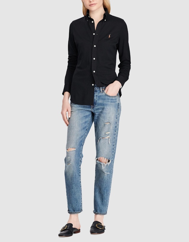 Polo Ralph Lauren - Knit Cotton Oxford Shirt - ICONIC EXCLUSIVE
