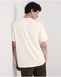 Seasalt - Seasalt Cornwall White Midwatch Organic Cotton T-Shirt