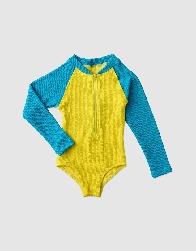 Kip&Co - Splash Crinkle LS Bathers - Kids