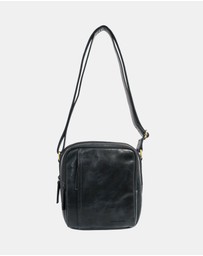 Pierre Cardin - Pierre Cardin Men's Leather Classic Crossbody Bag