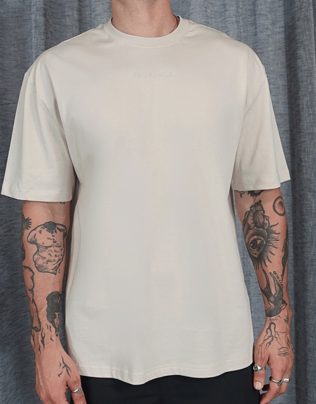 Provence - Classic Logo T-Shirt Beige