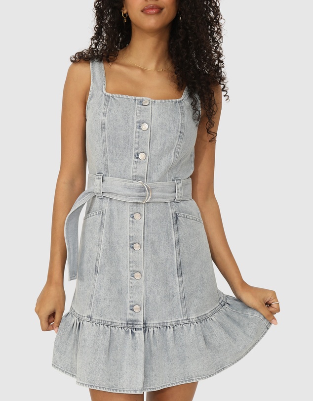 Belle & Bloom - Reunite Denim Mini Dress