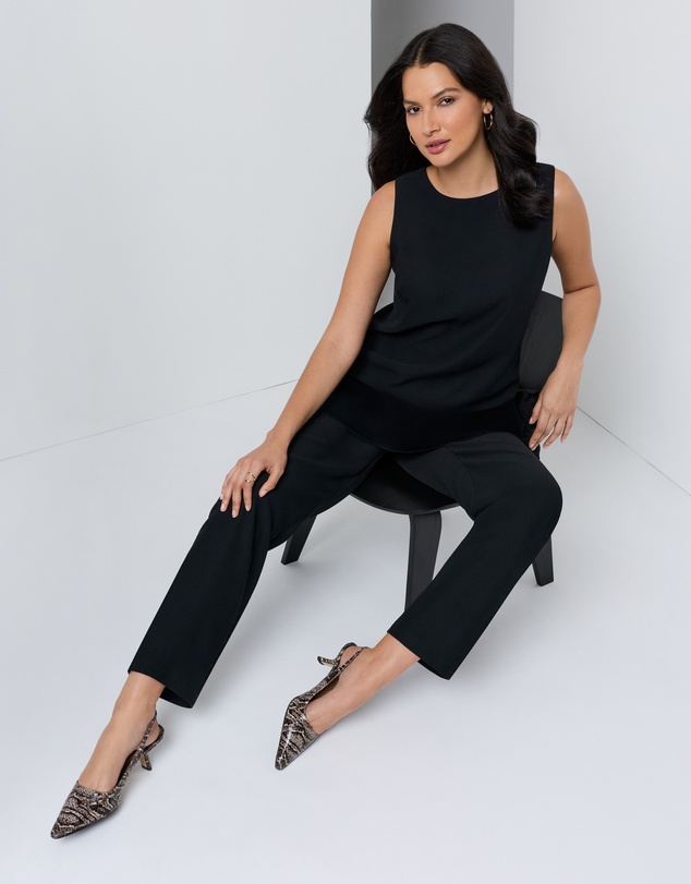 Miraclesuit Shapewear - Crepe Easy Jogger Relaxed Fit Drawstring Pants