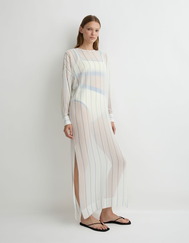 BONDI BORN - Capri Silk Tunic Dress