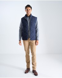 3 Wise Men - 3 Wise Men Quilted Vest - Navy