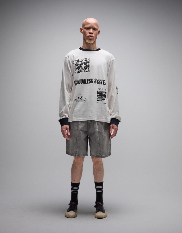 Former - MASH LS T-SHIRT // BONE