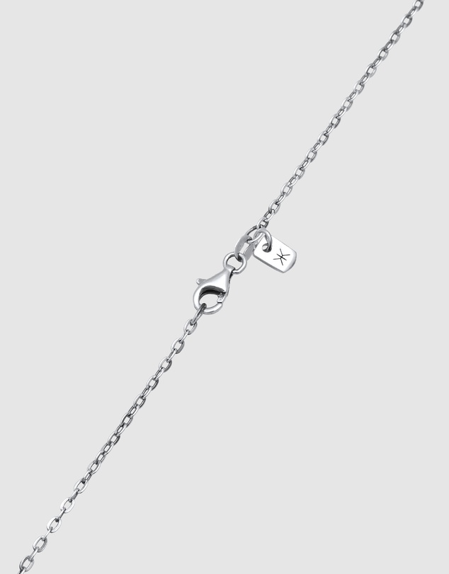 Kuzzoi - ICONIC EXCLUSIVE - Mushroom Pendant Cable Chain Necklace in 925 Silver