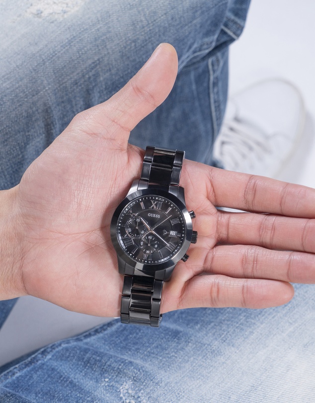GUESS - Guess Atlas Mens Watch in Black