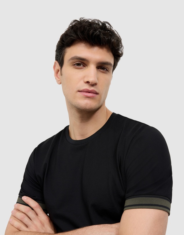 Politix - Curtis Travel Striped Pique Tee