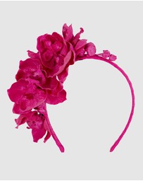 Max Alexander - Fuchsia Orchid Flower Fascinator