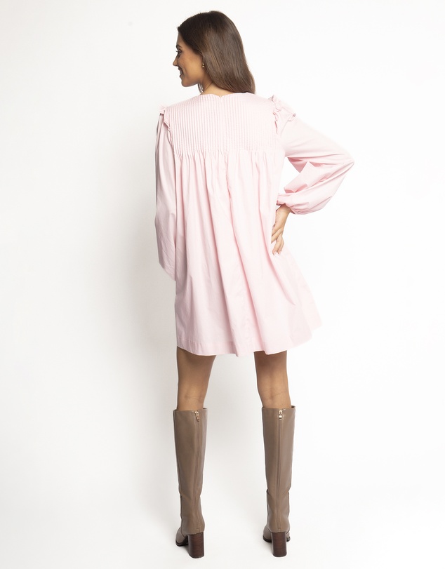 Petal & Pup - Wyatt Long Sleeve Mini Dress - Pink