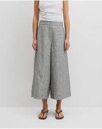 Country Road - Linen Wide Leg Pant