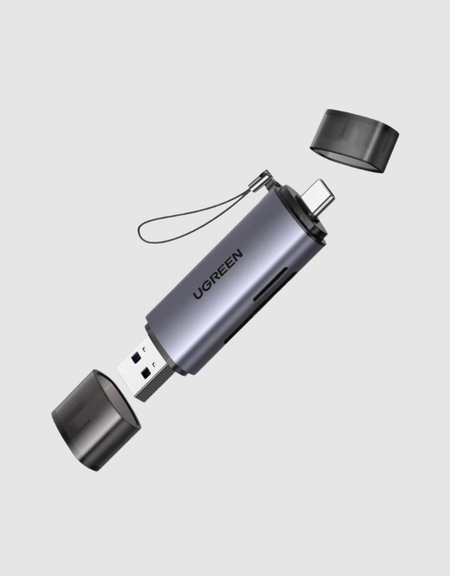 Ugreen - UGREEN USB-C SD MicroSD Card Reader 5Gbps