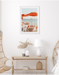 Olive et Oriel - Antibes May, 1972 I Art Print