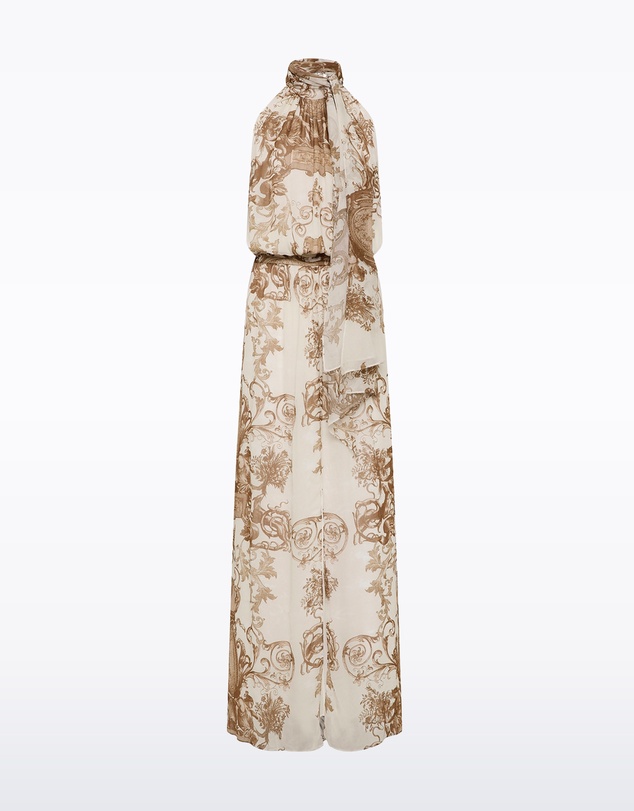Carla Zampatti - Renaissance Georgette Halter Dress