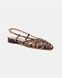 Loeffler Randall - Devon Lattice Slingback Sandals