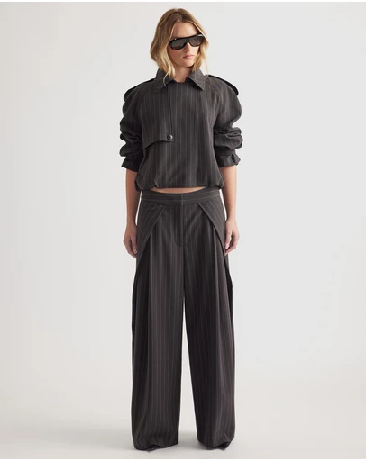 Decjuba - Ava Wide Leg Suiting Pants