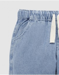 Purebaby - Pull on Relaxed Jeans -Kids-Babies