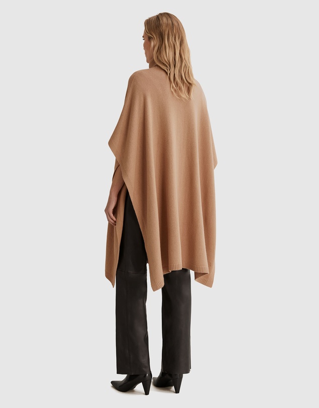 Country Road - High Neck Poncho