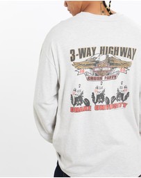Vintage by The Real Deal - Pre Loved - Vintage 1993 Harley Davidson Crush Party Long Sleeve Tee
