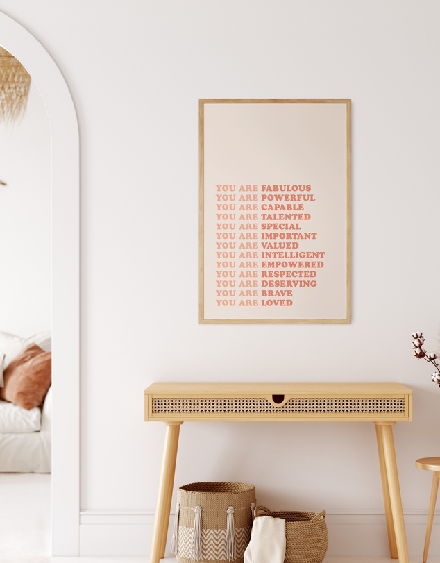 Olive et Oriel - You Are Fabulous Art Print