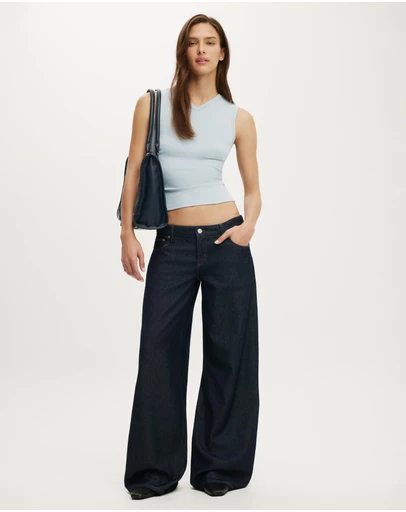 Cotton On - Low Rise Wide Jeans