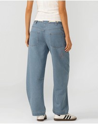 Lorna Jane - Off Duty Vintage Wash Denim Pants