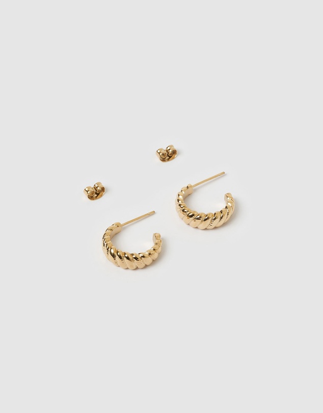 Arms Of Eve - Lulu Gold Hoop Earrings