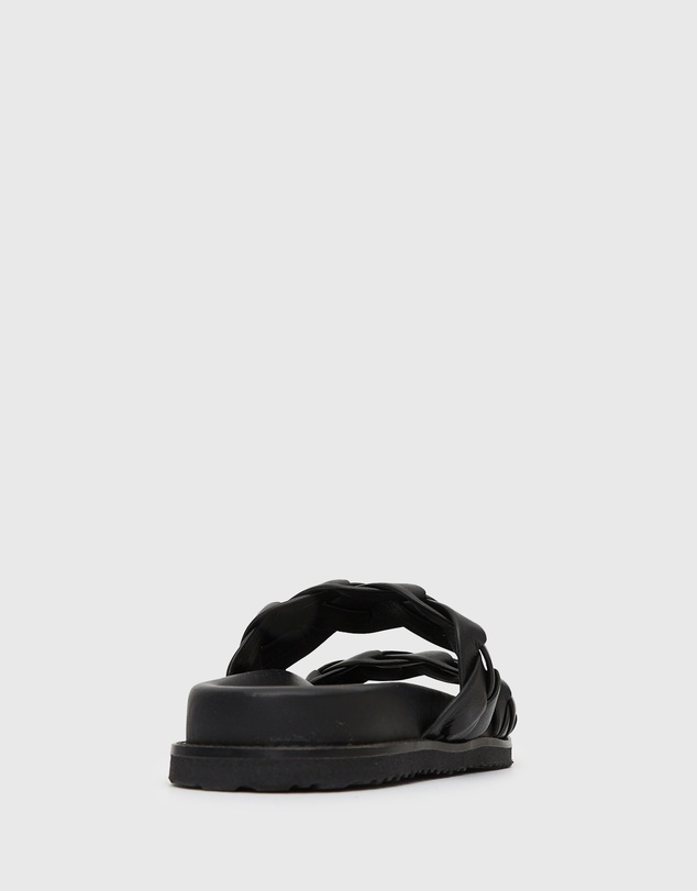 Betts - Havana Leather Braided Slides