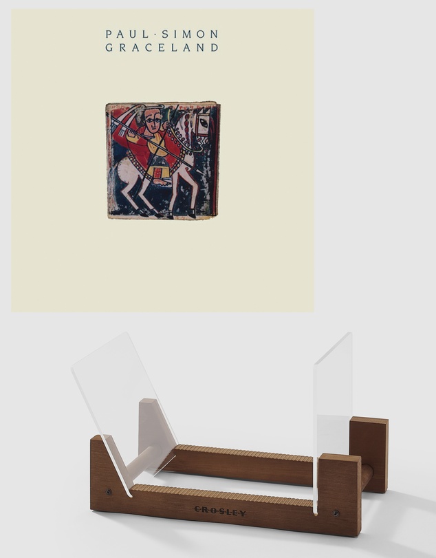 Sony Music - Paul Simon Graceland Vinyl Album & Crosley Record Storage Display Stand