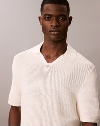 Calvin Klein - Tech Knit Johnny Collar Polo Shirt