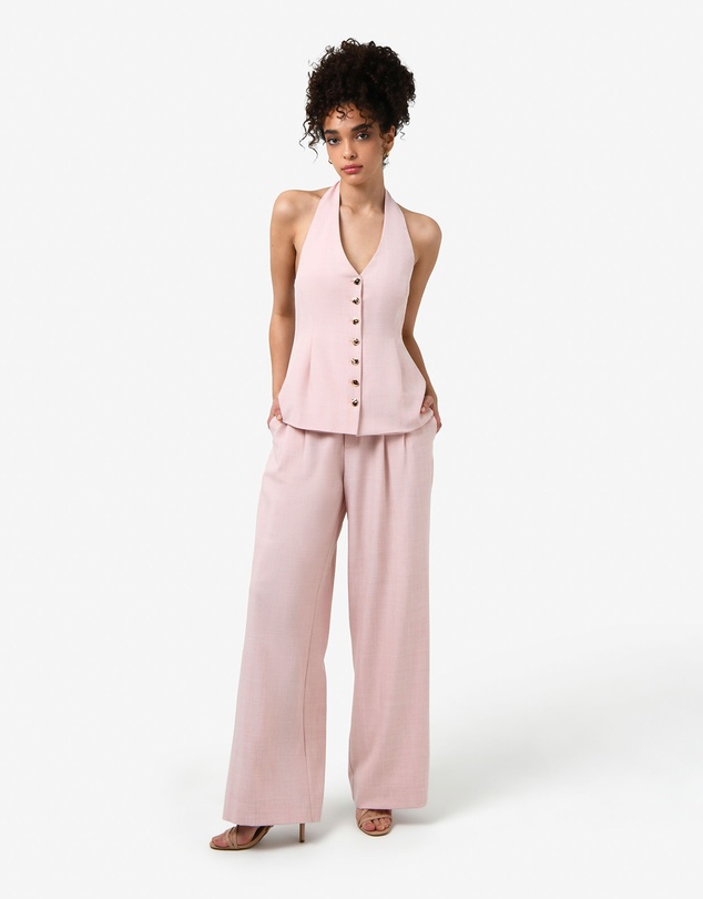 Forcast - Lola Halter Neck Peplum Vest