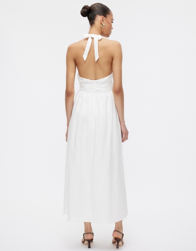 Revibe - Repaired Minima Esenciales Thalia Halter Midi Dress - AU 6