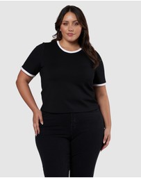 Sunday In The City - Luxe Contrast Tee